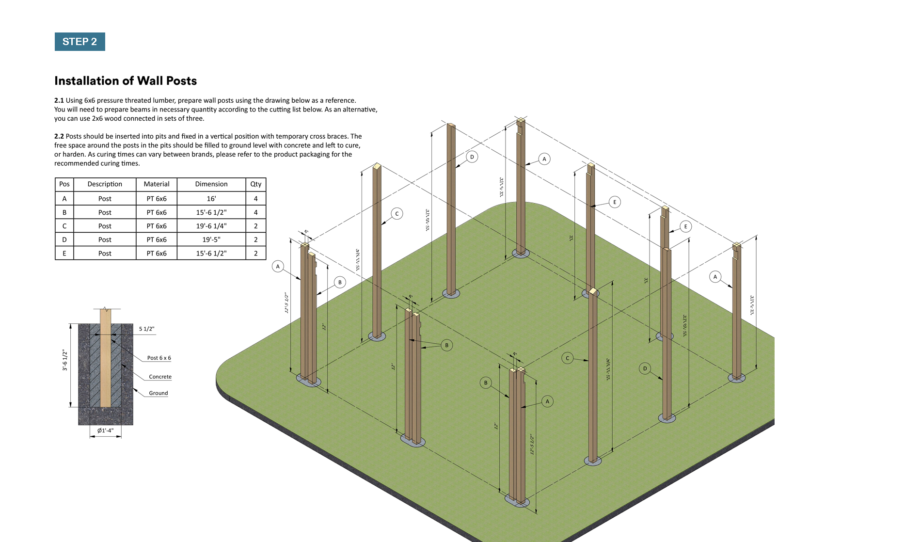 24x24-Pole-Barn-Wall-Post