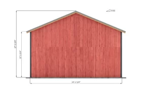 24x24-pole-barn-left-side-dimensions