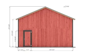 24x24-pole-barn-right-side-dimensions
