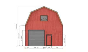 24x36-pole-barn-front-side-dimensions