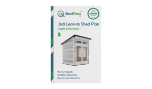 8x8 Lean-to Shed Product Box