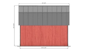 24x30-pole-barn-left-side-dimensions
