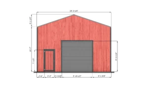 24x40-pole-barn-front-side-dimensions