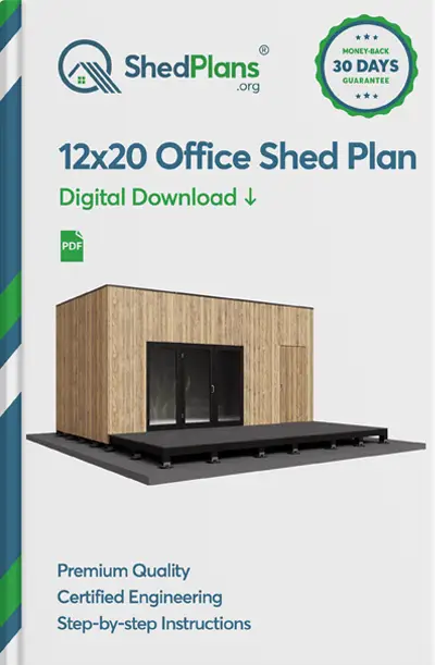 12x20 Office Shed Product Box