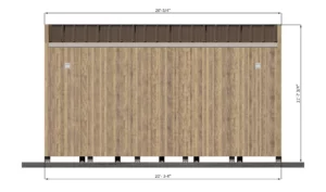 12x20-office-shed-back-side-dimensions
