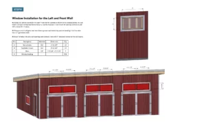 26x38-Garage-Shed-window-installation