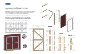 40x60 pole barn garage doors