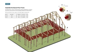 40x60 pole barn floor frame