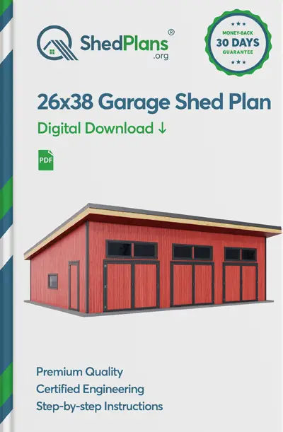 26x38 Garage Shed Product